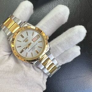 Seiko 5 21 Jewels SNKE04 Two Tone Mens automatic watch